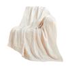 Knit Throw Blanket Checkered Sofa Blanket For Season Lightweight for Home and Travel