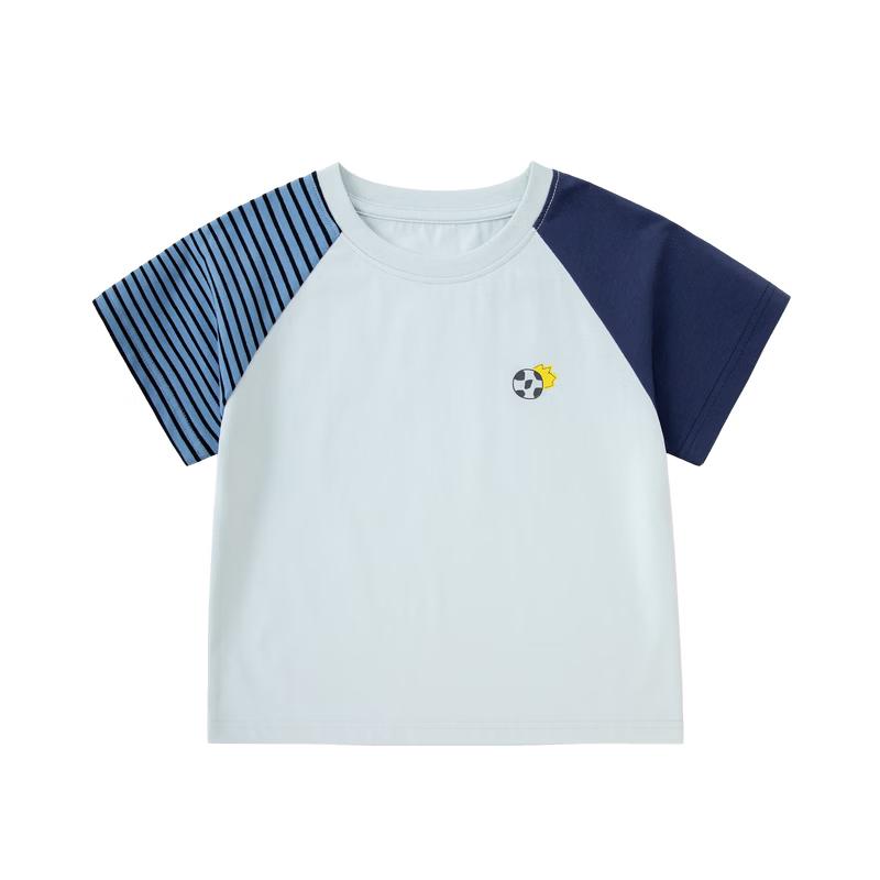 Dudu Family Cooling Tech Kids  Cartoon Short Sleeve T-Shirt 110