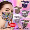 20PCS Adult's Mask Paisley Print Disposable Face Mask Industrial 3Ply Ear Loop