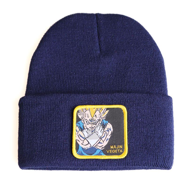 New Anime Cartoon Character Dragon Ball Super Saiyan Knit Hat Beanie Hip Hop Ski Pullover Hat