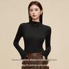 Audifen Women's Double-Sided Brushed Half-High Collar Base Layer Top
