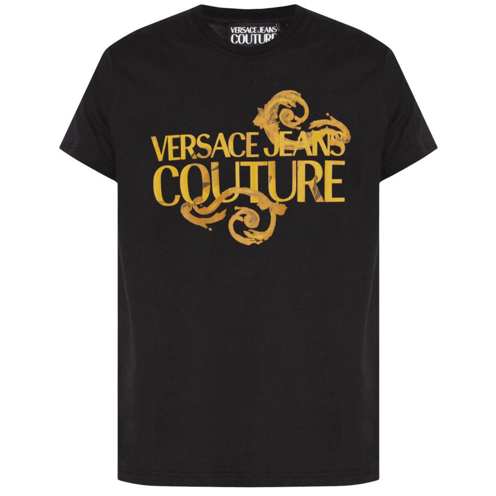 Versace Jeans Couture Kokvilnas T-krekls ar