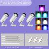 Track Light LED RGB Color Set Stage Lighting Fixture Lamps 220V Rail Ceiling Spot Led Disco Lights Decoration Bedroom Track Lamp
