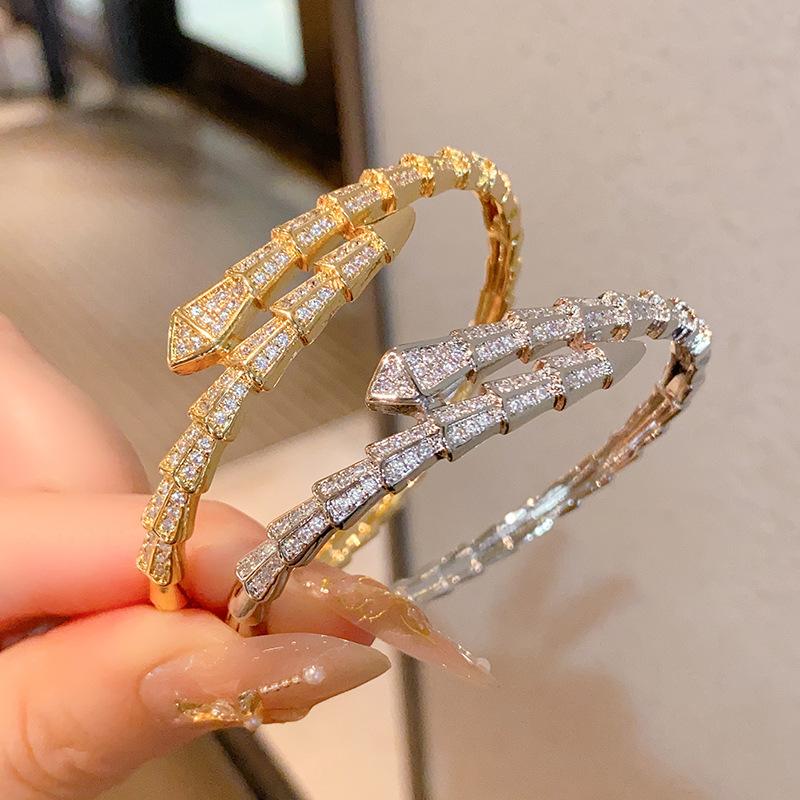 New Light Luxury Trendy Snake-shaped Bracelet High-end Fashion High-end Sense Bracelet High-end Sense for Women