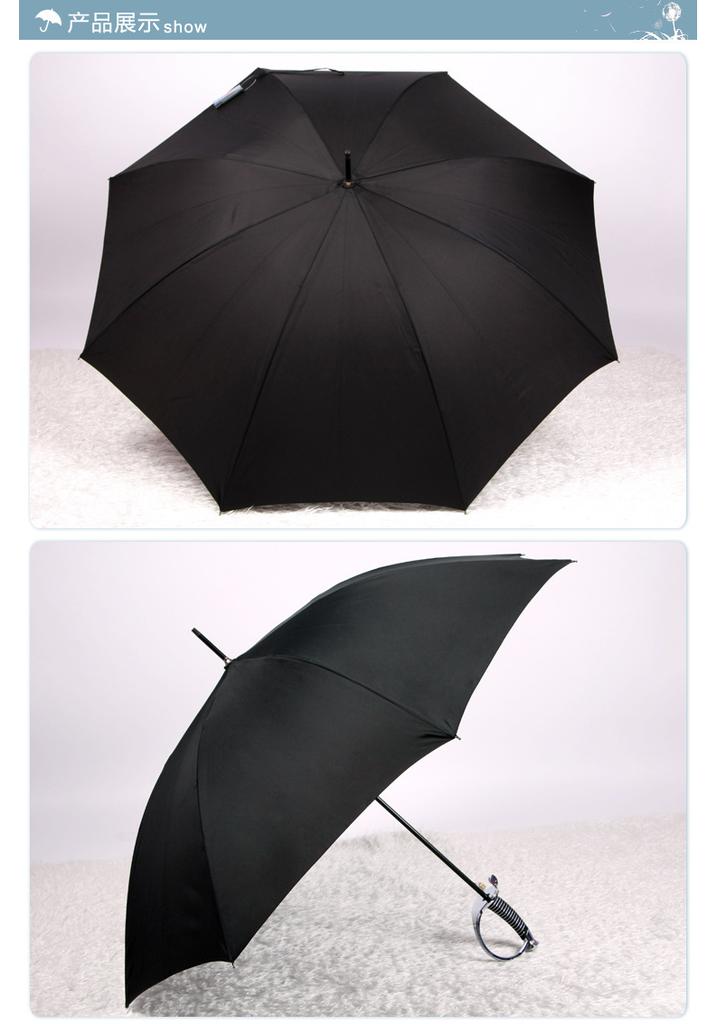 Manufacturer Hot-selling Spot Creative Samurai Umbrella Sunscreen Sunshade Rain, Western Sword Umbrella Can Print Logo