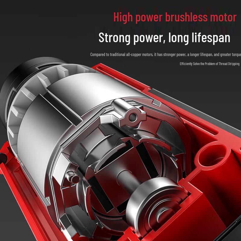 Delixi Electric Brushless 90-Degree Right Angle Electric Ratchet Wrench CN Plug (adapter Included)