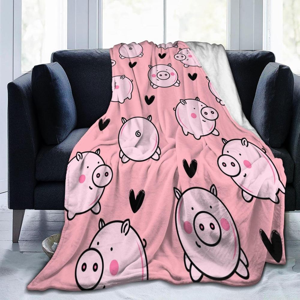 Capybaras Blanket Capybara Gift Party Decorations Plush Blanket for Bedroom Couch Sofa Kids Adults All Seasons