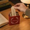 Bookmark Holder for Reading Enthusiasts Book Shape Pen Holder, Retro Literary Style Organizer, Durable Desktop Office PLA Stationery Storage