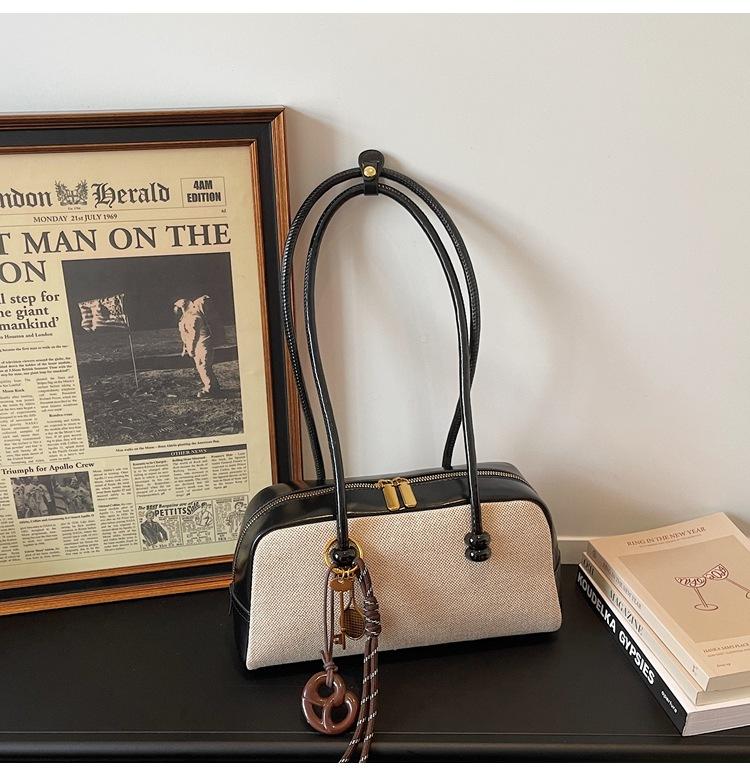 Geantă Tote de Lux cu Capacitate Mare, Geantă Crossbody Retro cu Curea de Umăr, Geantă Boston