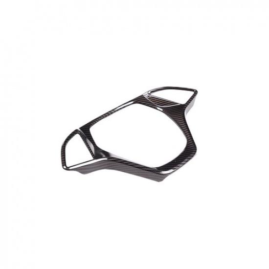ABS Carbon Steering Wheel Frame Cover Accessories Trim For Corvette C7 2014-