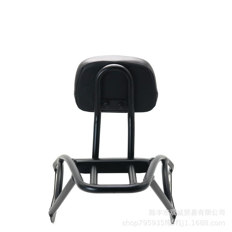 Qianjiang Flash 300S Rear Backrest and Tail Rack in Harley Style