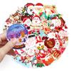10/30/50pcs Cute Christmas Series Stickers Kawaii Cartoon Santa Claus Sticker Water Bottle Suitcase Phone Graffiti Decals Decor