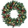 Christmas Wreath Door Hanging Decor Home Mall Window Party Festive Simulation Ornament