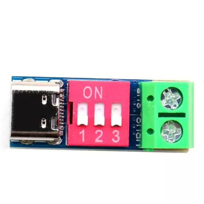 5Pcs Fast Charging Test Board 5-20V Adjustable USB Type C 100W Power Supply Tester Programmable Module