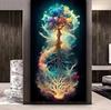 Full 5D Diy Diamond Painting "Colorful Tree and Roots" Diamond Embroidery Full Cross Stitch Home Decoration Handmade Gift
