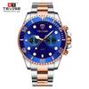 Tevise Men Business Watch Stainless Steel Quartz Watch Date Fashion Casual Watches Sapphire Crystal Watch