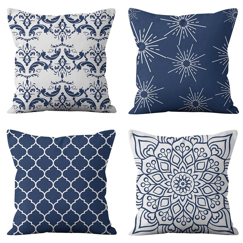 New Geometric Printed Pillow Case Home Sofa Office Pillow
