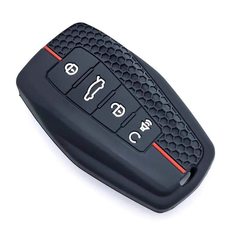 Silicone Car Remote Key Case Cover For Geely Emgrand X7 Ex7 Coolray - Auto Styling Fob Keychain Protective Accessories