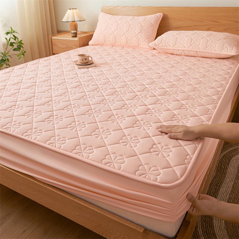 Class A Waterproof Quilted Mattress Protector - Double Bed, Breathable & Anti-Wetting Bedspread