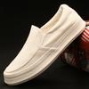 Autumn Men Casual Canvas Shoes 2025 New Breathable Soft Slip-On Leisure Men Loafer Sneakers Comfort Low-top Sneakers Footwear