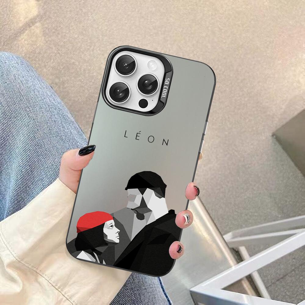 Movie Killer Leon Phone Case For IPhone 16 15 14 13 12 11 Pro Max X XR XSMAX 8 7 Plus Matte Shockproof Back Cover