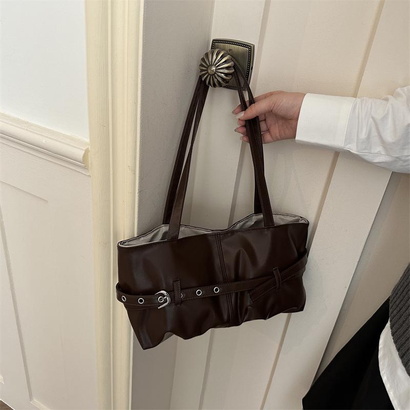 Single-shoulder Underarm Women's Shoulder Bag for Commuting with High-quality Texture