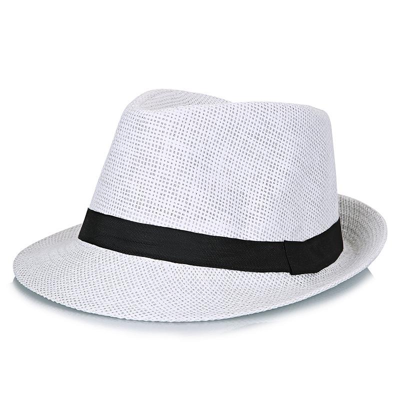 Custom Summer Fashion Black Band Wide Brim Beach Wheat Straw Hat for Women Plain Bow Classic Flower