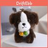 Cute Dog Plush Keychain With Soft Short Pile Fabric For Gift And Bag Decor