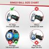 75pack Raffle Colorful Replacement Bingo Balls Multicolor Bingo Balls Easyly Read Number For Parties and Prize