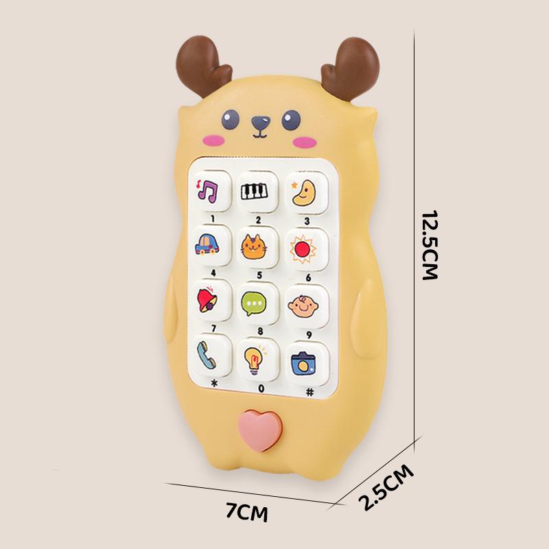 Infant Musical Phone Toy for Early Learning and Parent-Child Interaction (0-2 Years)