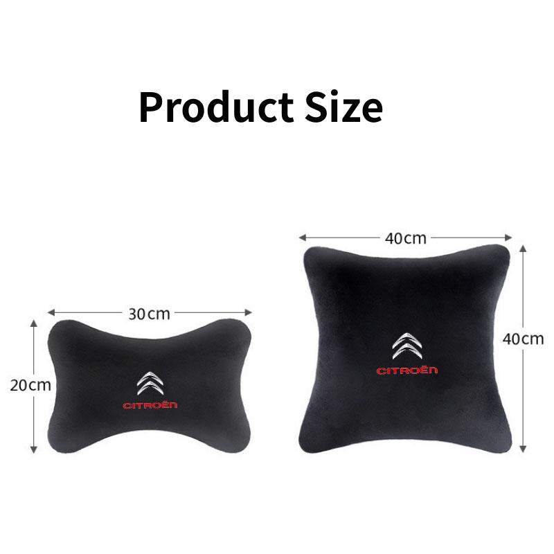 Almohada Cervical para Coche Reposacabezas de Asiento Protección Lumbar Columna Vertebral Cojín Decorativo para Citroen C4 C3 C5 C1 C2 Berlingo C-Elysee C4-Picasso C4-Ai