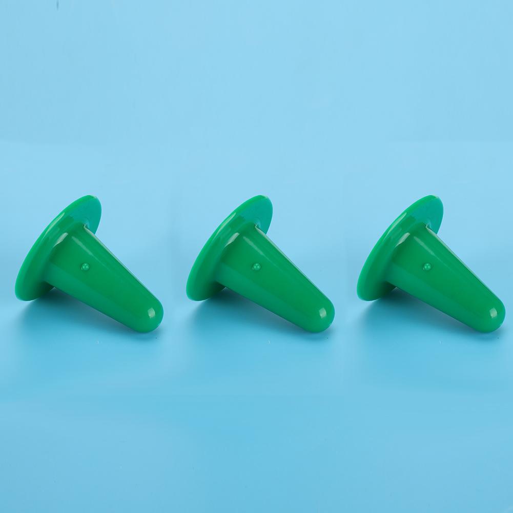 3er-Packung Kälber-Flaschensauger aus Kunststoff, sicher für die Fütterung von Rindermilch, grün