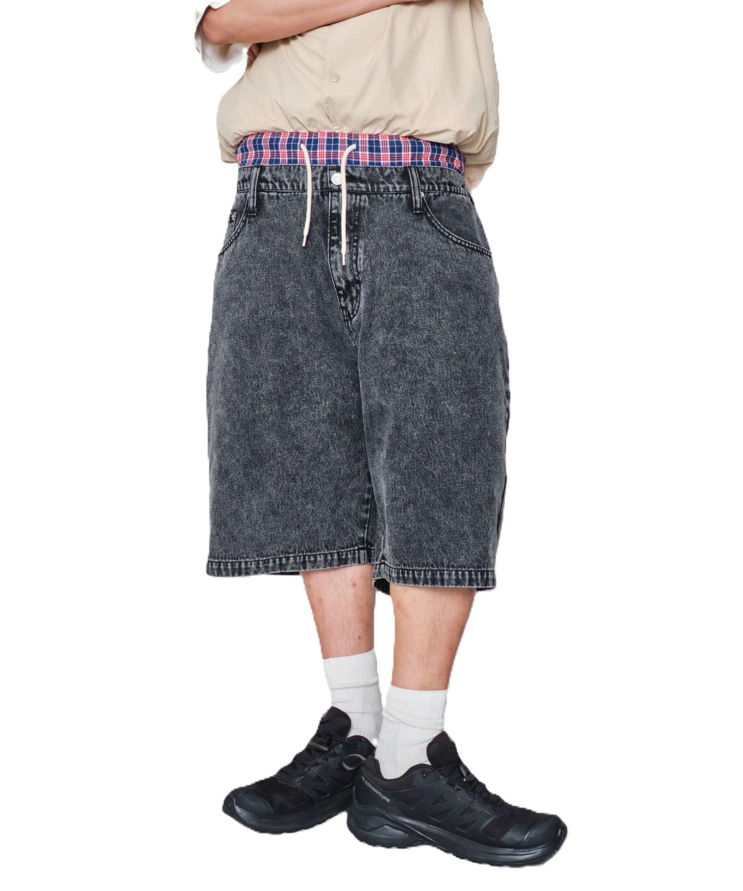 

WEGO Деним Размер Черный Винтажный Летний Подарок Мужские Шорты, L, Деним, Джинсы, Одежда,