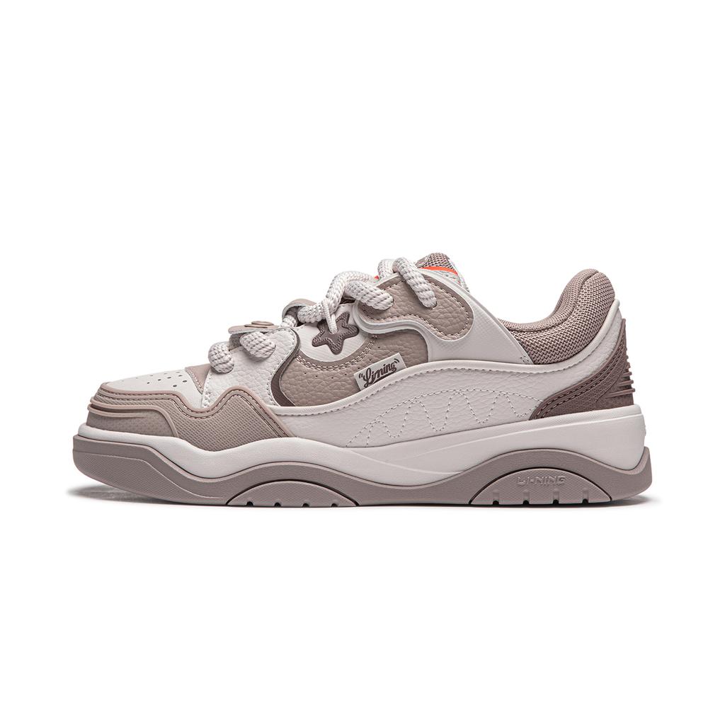 Li Ning Journey 2.0 Thick Sole Boost Sneakers Men Sneakers White Sand Gray AGCU091-7