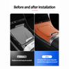 leather central control panel decorative cover decoration For Mercedes-Benz C Class GLC  W206 2022-2024 car accessories styling