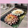 Thickening Mat Diatom Bathroom Printing Bath Nonslip Carpets In Wash Basin Bathtub Side Floor Rug Shower Room Doormat Memory Foam 3d Pad