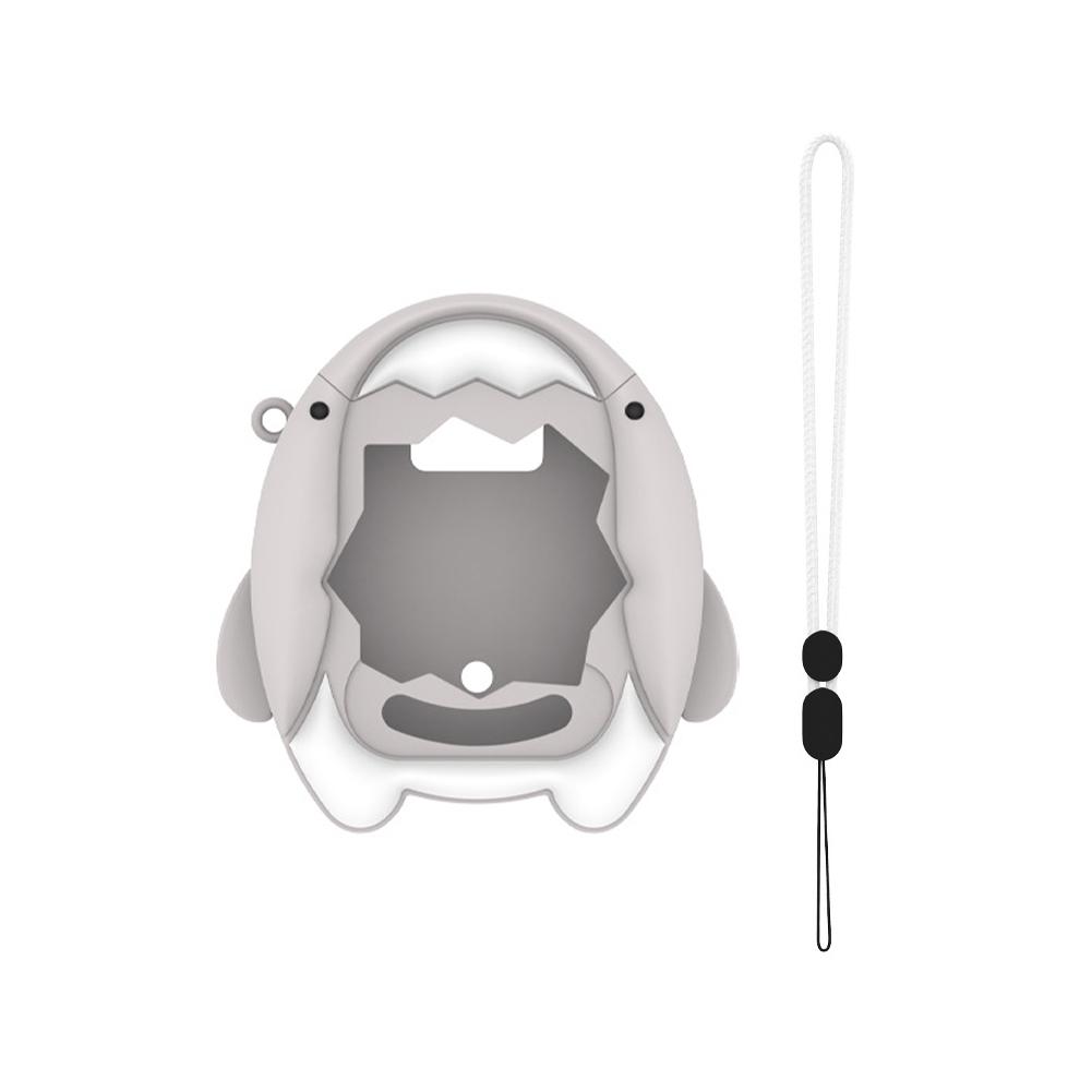 

Силиконовый чехол для электронной питомца Tamagotchi Paradise, форма акулы, нескользящая защита, мягкая обложка со шнурком