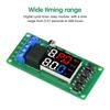 T2101 DC 12V Programmable Timer Controller - Dual-Mode Single-Channel Delay Relay Module with Direct Output
