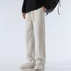 Cotton Sports Pants Men's Spring and Autumn New Trendy Brand Loose Straight Wide-leg Sweatpants Foot Mouth Drawstring Casual Trousers