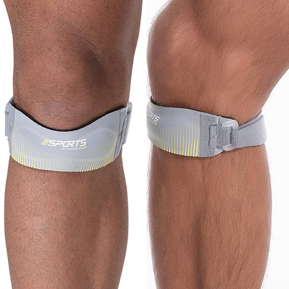 1Pc Patella Knee Brace - Knee Support For Running, Hiking, Basketball, Jumpers Knee, Adjustable Strap Patellar Tendon Stabilizer