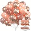 30 Pcs 10 12 Inch Metallic Gold Blue Silver Pearl White Latex and Gold Confetti Balloons for Birthday Wedding Party Decor
