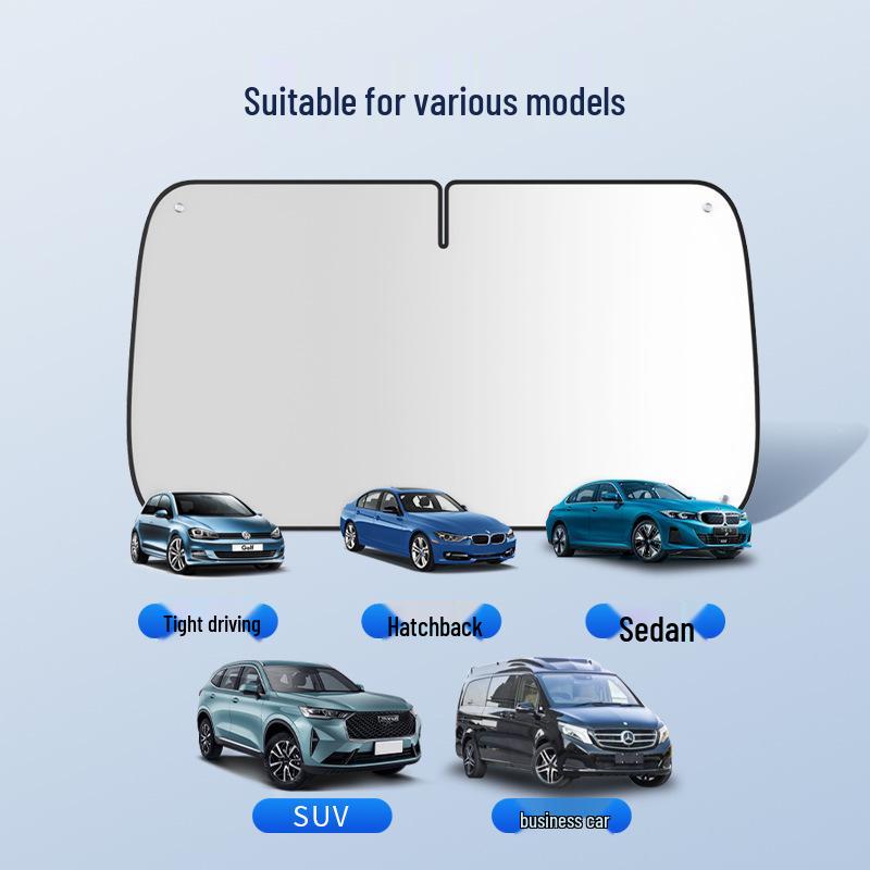 Car Sunshade: Summer Heat Insulation Visor for Front Windshield Protection