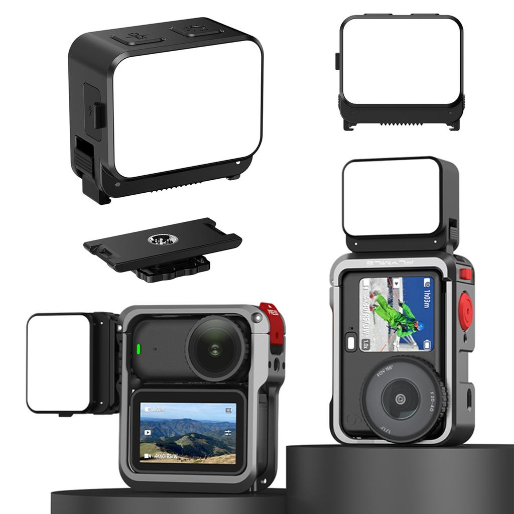 Magnetic Quick Release Fill Light for DJI Osmo Nano Action 6 Video Lights Waterproof Photography Lighting Light Accessories