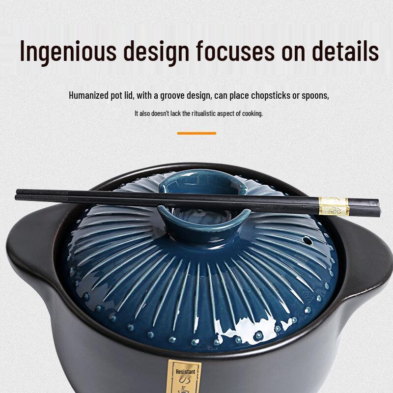 Pupan Ceramic Clay Casserole Pot