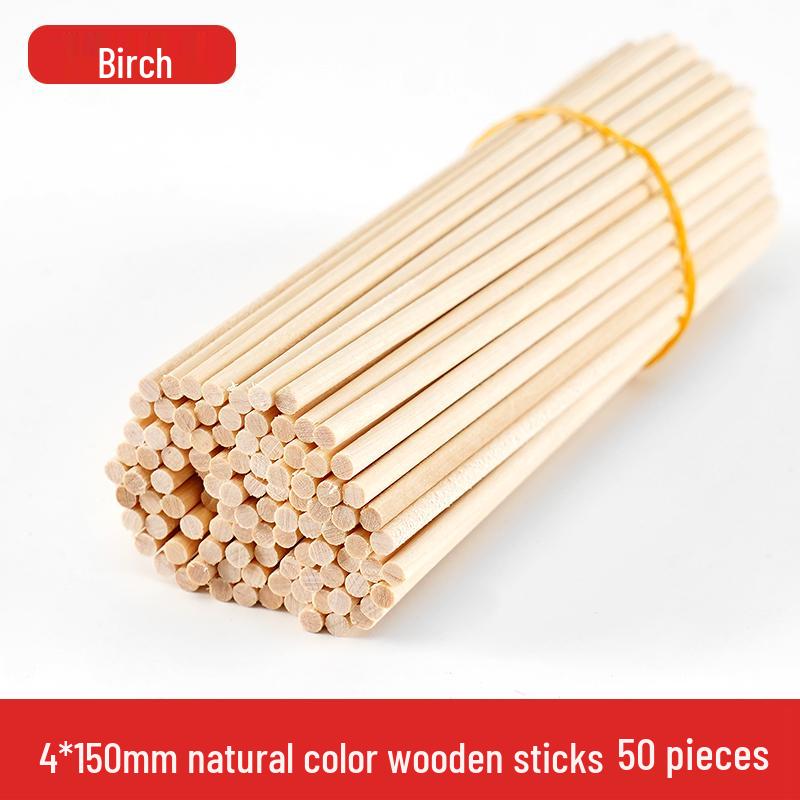 Bamboo and Wooden Craft Sticks: DIY Model Strips and Slices