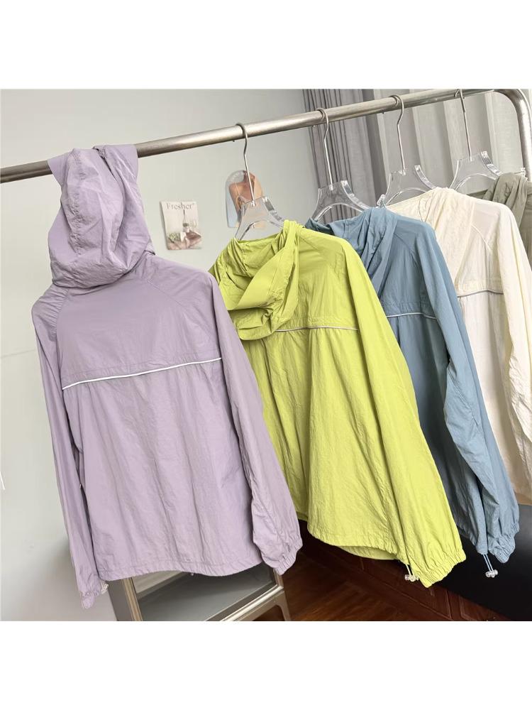 Empty Mountain Light Rain UV Protection Hooded Jacket - Men's & Women's Waterproof Outdoor Cooling Skin Clothing