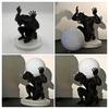 3D Printed Golf Ball Display Stand Single Golf Ball Holder Myth Man Ball Stand for Desk Bookshelf Bookcase Shelf Mantel Decor