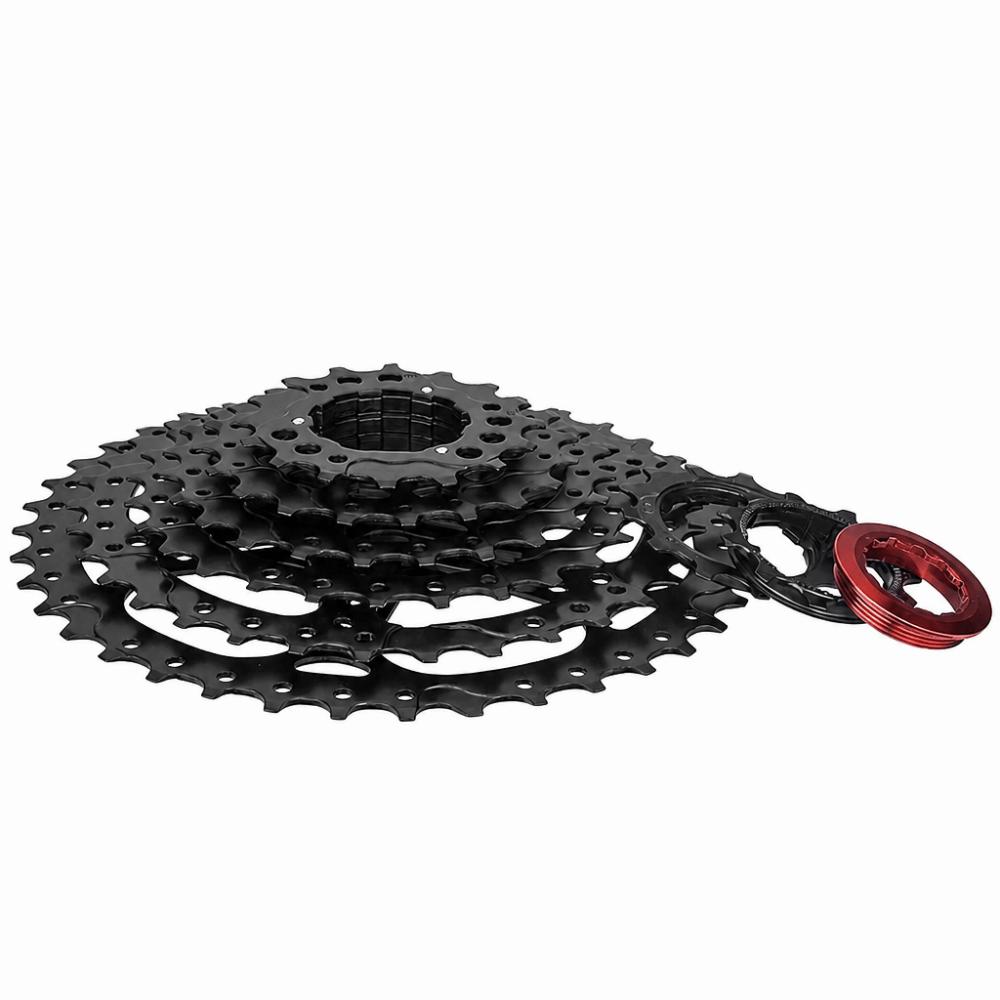 11-46T Road Bike Cassette 8 Speed Bicycle Freewheel Mountain Bike Cassette  for Mountain Bike чёрный