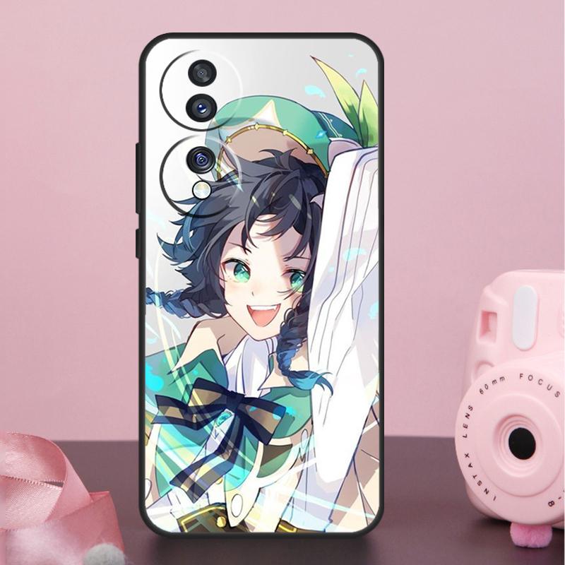 Genshin Impact Venti Case For Honor Magic 7 5 6 8 Pro X9a X9b X9c X9d X8b X8c Win RT 50 70 90 200 400 Lite Cover