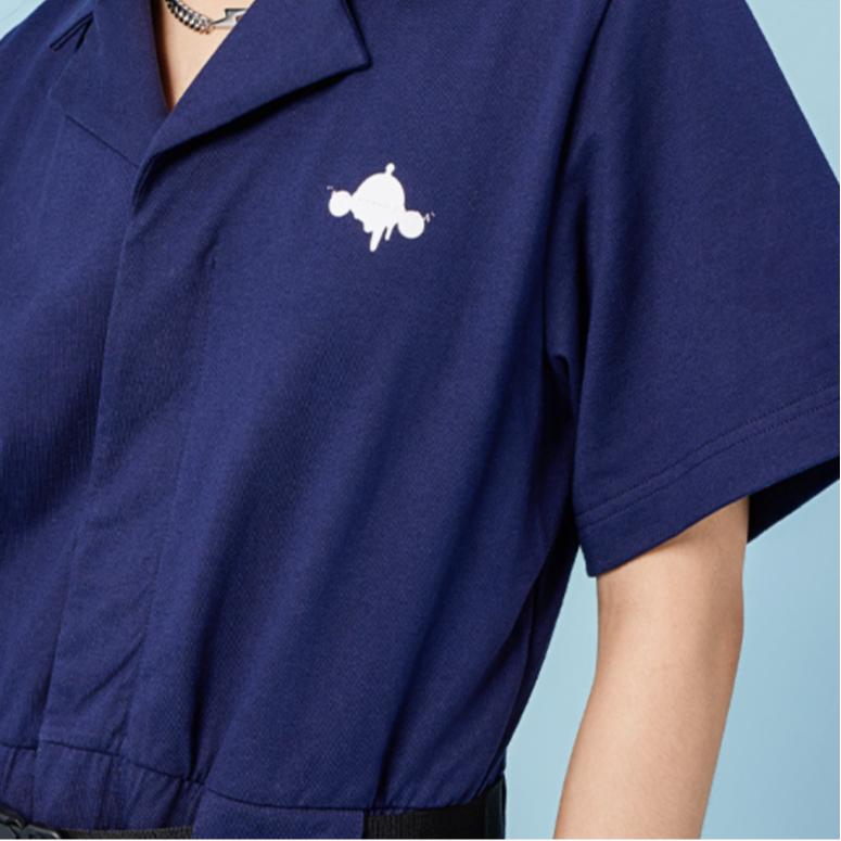 Puma Skullpanda Solid Color Casual Jumpsuit Women jumpsuits Blue 534720-06